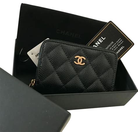 best chanel card holder|chanel card holder zip around.